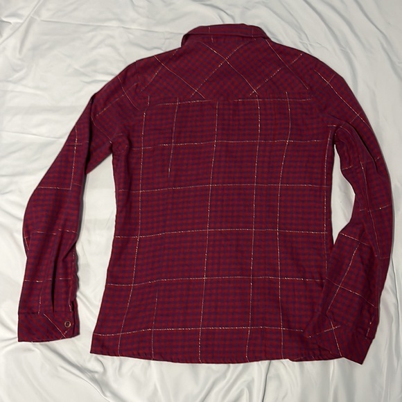 DC red and purple plaid shirt - Picture 2 of 5